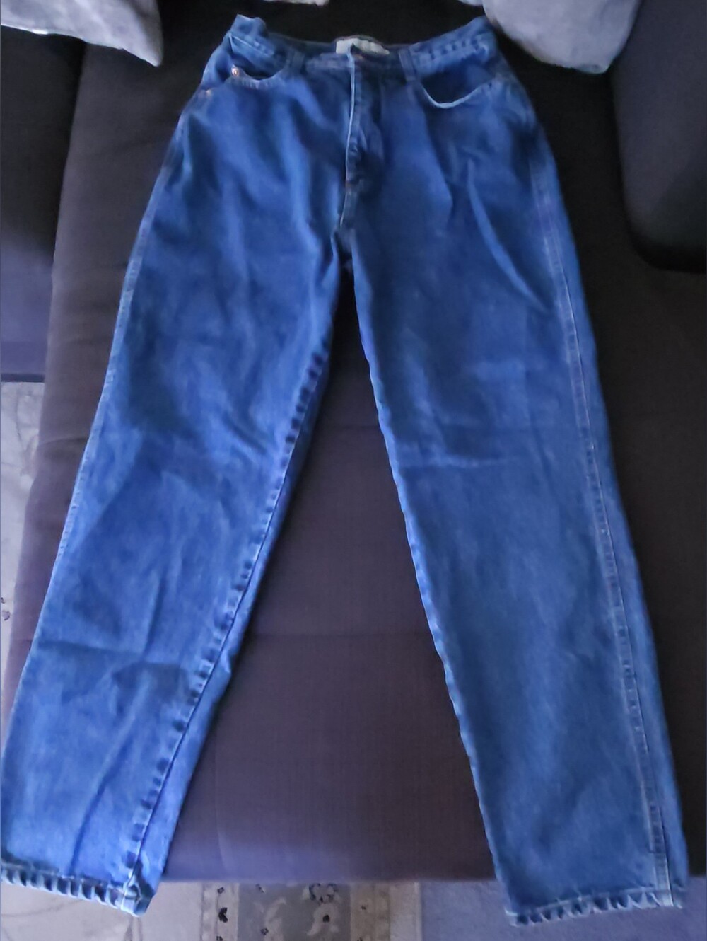 Gloria Vanderbilt (Gloria Jean) Blue Denim Jeans w/ Branded Waist Label! Size 14